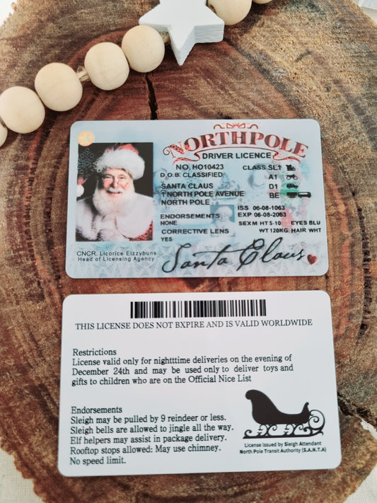 Santa's licence