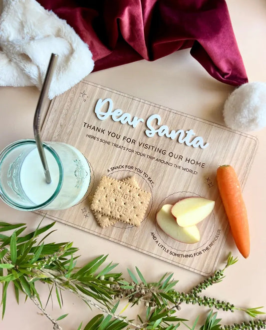 Santa snack tray